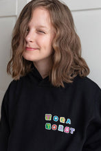 Lade das Bild in den Galerie-Viewer, TocaToast Hoodie schwarz