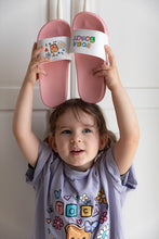 Lade das Bild in den Galerie-Viewer, TocaToast Schlappen pink/weiß