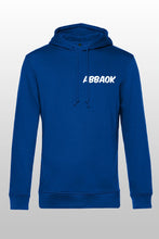 Lade das Bild in den Galerie-Viewer, Abbaok Schriftzug Hoodie Blau Duo