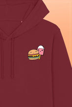 Lade das Bild in den Galerie-Viewer, Food Vibe Hoodie burgundy