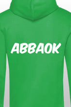 Lade das Bild in den Galerie-Viewer, Abbaok Schriftzug Hoodie Grün Duo
