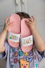 Lade das Bild in den Galerie-Viewer, TocaToast Schlappen pink/weiß