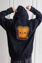 Lade das Bild in den Galerie-Viewer, TocaToast Hoodie schwarz