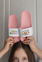 Lade das Bild in den Galerie-Viewer, TocaToast Schlappen pink/weiß