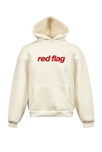Lade das Bild in den Galerie-Viewer, Red Flag Oversized Hoodie