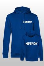 Lade das Bild in den Galerie-Viewer, Abbaok Schriftzug Hoodie Blau Duo