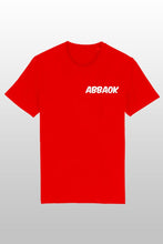 Lade das Bild in den Galerie-Viewer, Abbaok Schriftzug T-Shirt Duo rot