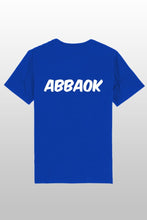 Lade das Bild in den Galerie-Viewer, Abbaok Schriftzug T-Shirt Duo blau
