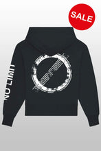 Lade das Bild in den Galerie-Viewer, No Limit Hoodie Black & White Oversize Sale