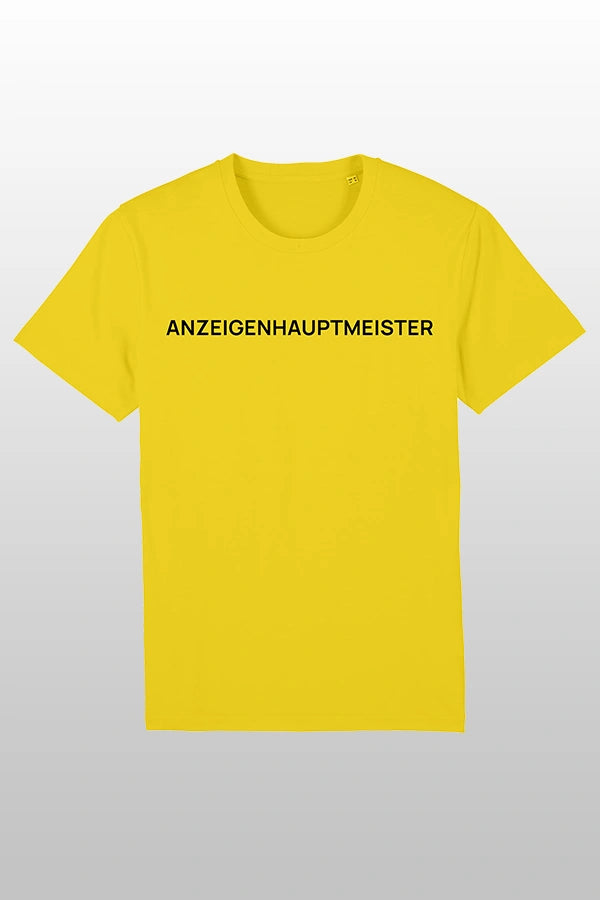 Anzeigenhauptmeister T-Shirt Gelb