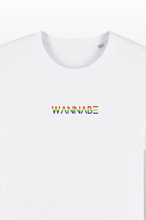 WANNABE Shirt LGBTQ+ white