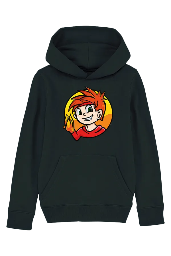 SpaceMitFeuer Kids Hoodie black