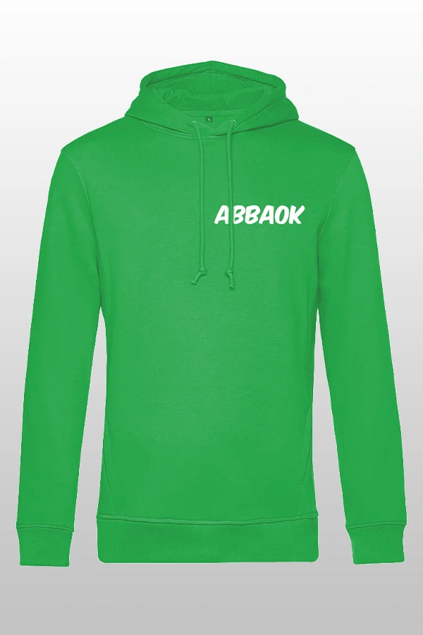 Abbaok Schriftzug Hoodie Grün Duo