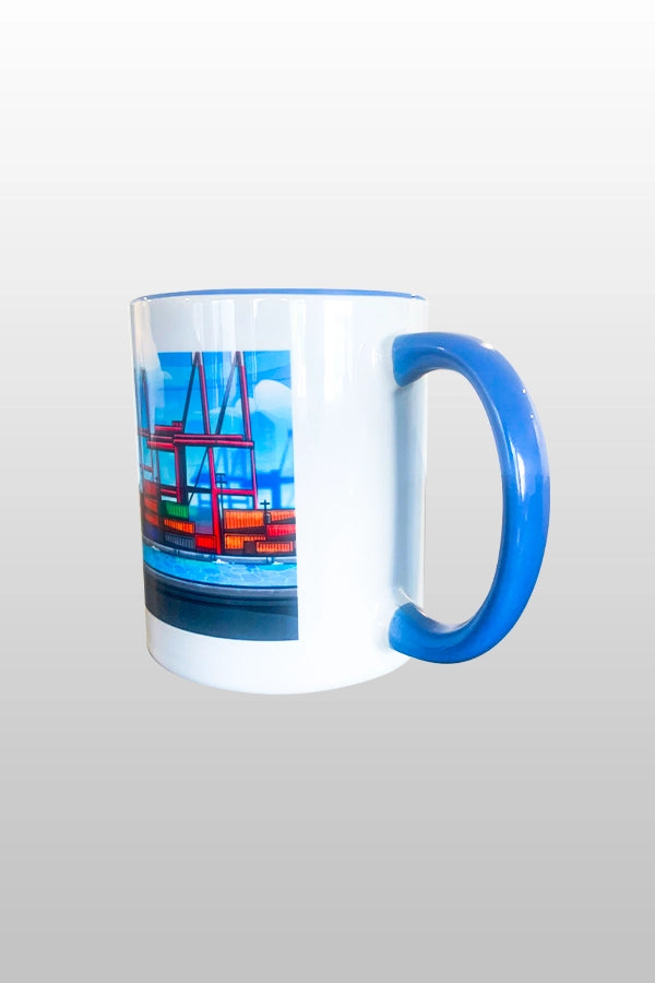 Abbaok Bi-Color Tasse Blau