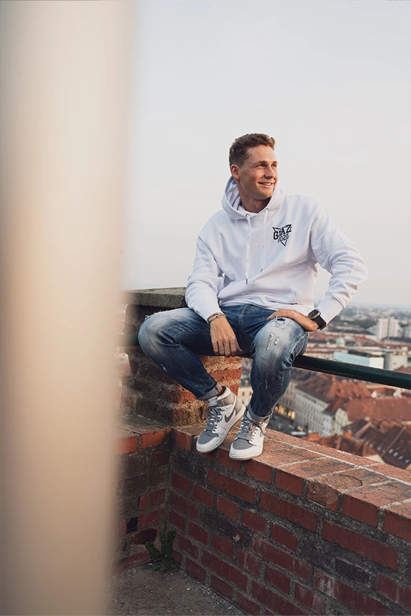 Wellness Wäsch Hoodie white