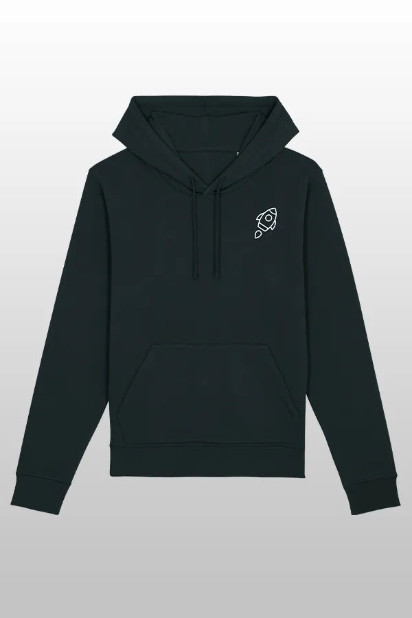 Space Weltkugel Hoodie black