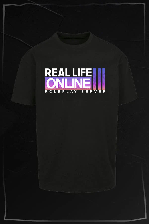 Real Life Online Roleplay Server Oversize Shirt black