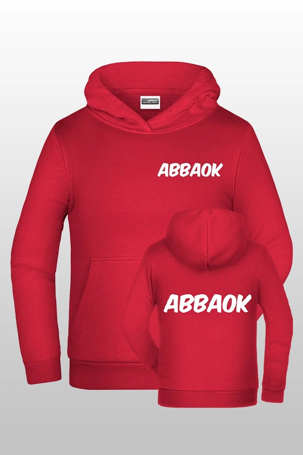 Abbaok Schriftzug Duo Kids Hoodie