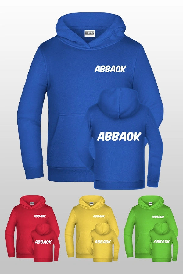 Abbaok Schriftzug Duo Kids Hoodie