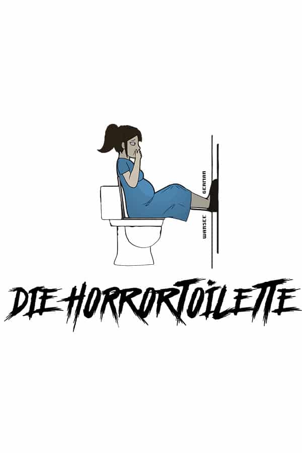 Horrortoilette Shirt weiß