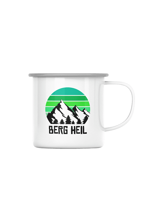 Berg Heil Emaille Tasse