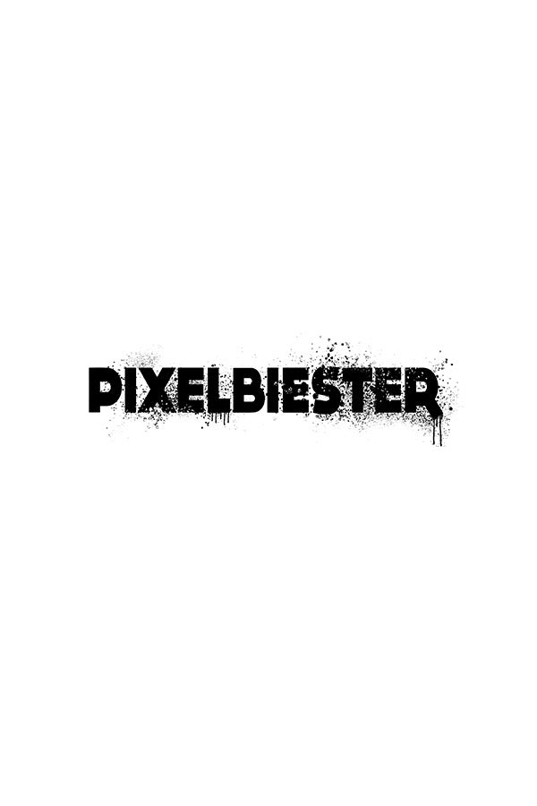 Pixelbiester Sign Shirt weiß