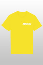 Lade das Bild in den Galerie-Viewer, Abbaok Schriftzug T-Shirt Duo gelb
