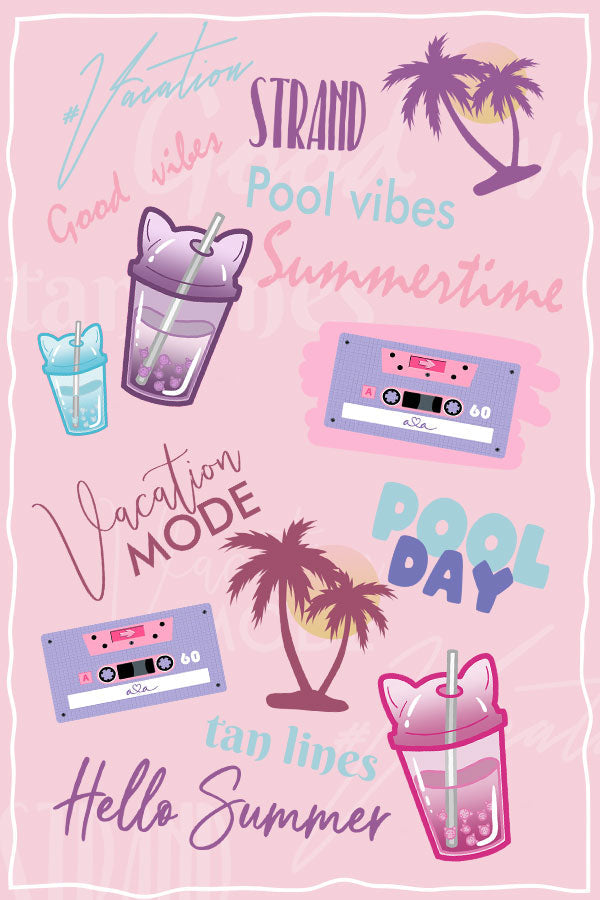 Avas Summer Story Sticker Sale