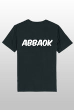Lade das Bild in den Galerie-Viewer, Abbaok Schriftzug T-Shirt Duo schwarz
