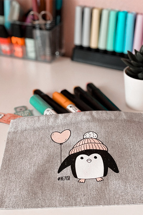 CHILL LIKE A PENGUIN PENCIL CASE