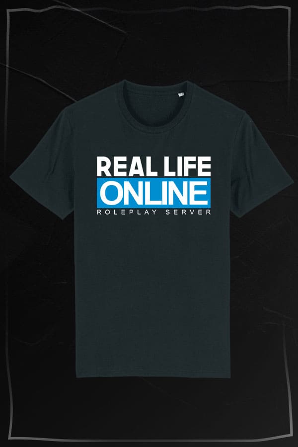Real Life Online Roleplay Server Shirt black