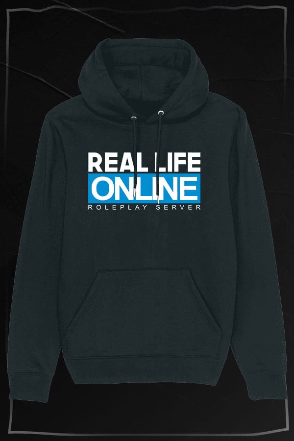 Real Life Online Roleplay Server Hoodie black