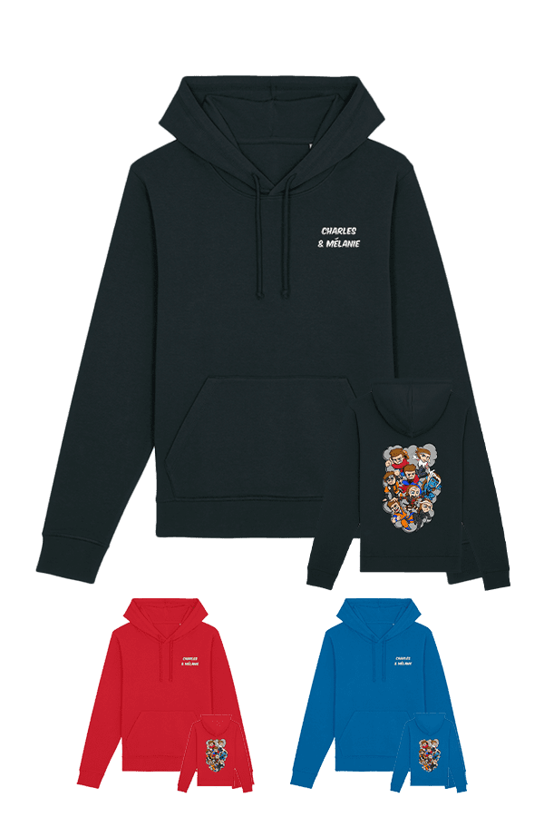 Hoodie coeur et Dos