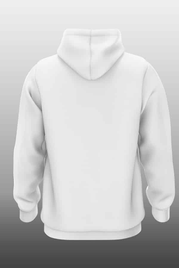 Hologramm Hoodie White